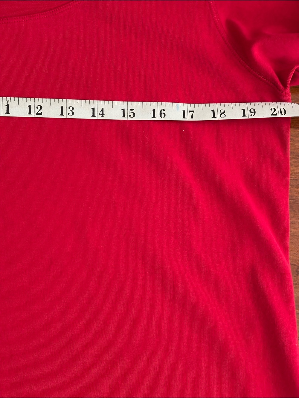 Chico's Scoop Neck Short Sleeve Top — Crimson Red - Picture 4 of 5